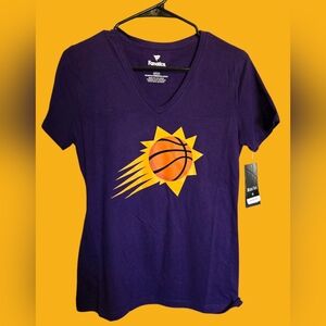 Phoenix Suns Fanatics Purple and Yellow Graphic Women's Tee #A44